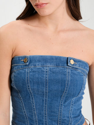 Corpetto in Denim