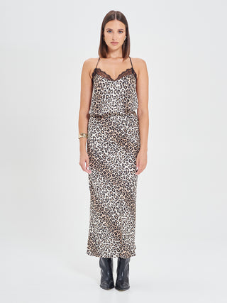 Top in Viscosa Animalier