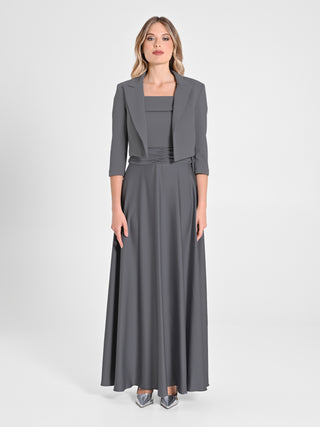 Giacca Corta in Scuba Mano Crepe