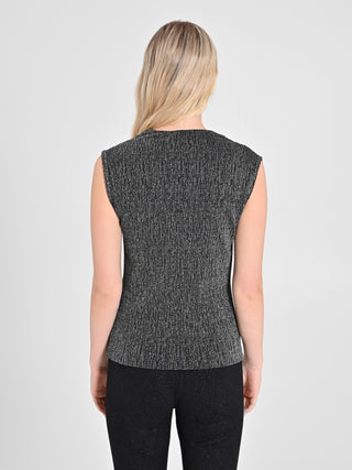 Top Nero & Argento Lurex