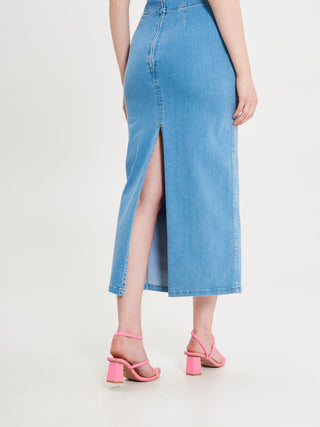 Abito in Denim Chiaro