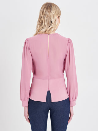 Blusa Rosa Antico in Georgette
