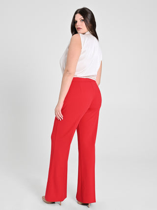 Pantaloni Curvy Rossi