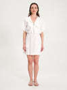 Abito Corto Utility Bianco