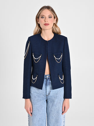 Giacca Corta in Tweed