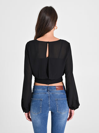 Blusa in Georgette con Top