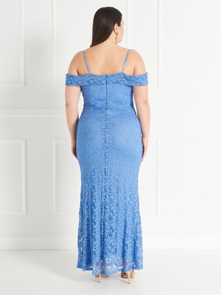 Abito Rinascimento Curvy atelier Pizzo All-Over