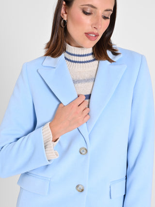 Cappotto Medio Azzurro