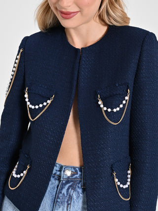 Giacca Corta in Tweed