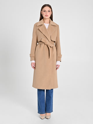 Cappotto Trasformabile Tre-In-Uno color Cammello