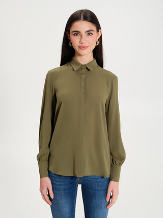 Camicia Scatoletta in Raso