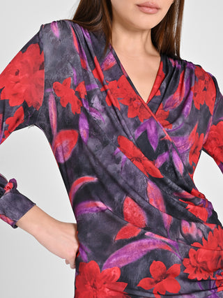 Blusa stampa Floreale