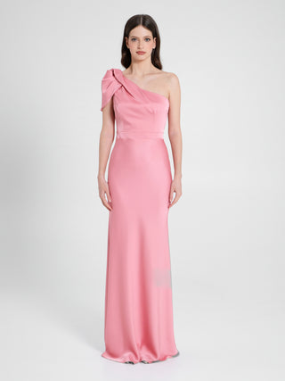 Abito Monospalla Rosa Antico