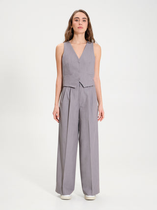 Pantaloni Palazzo in Poliviscosa