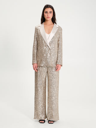 Giacca Doppiopetto in Paillettes