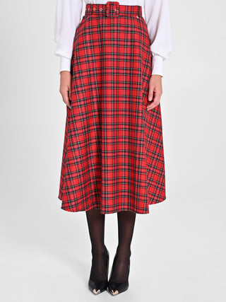 Gonna Midi in Tartan