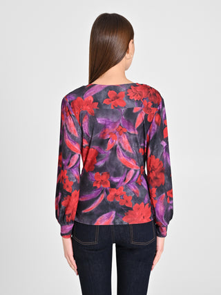 Blusa stampa Floreale
