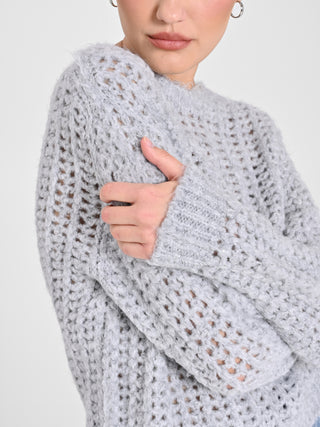 Maglioncino Grigio Paillettes