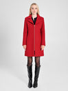 Cappotto Rosso con Zip