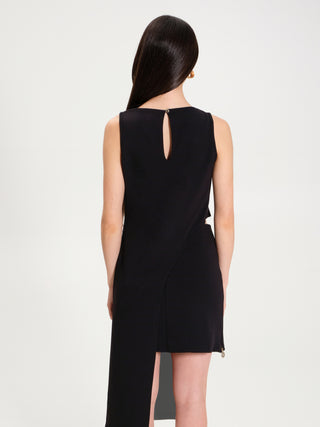 Top Asimmetrico Nero