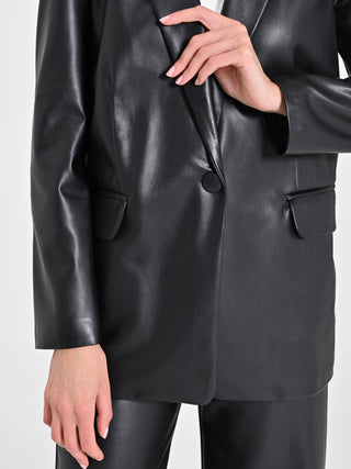 Giacca in simil pelle